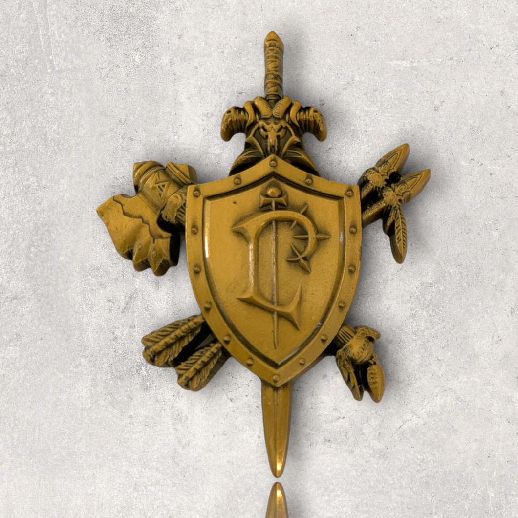 Corrupted Lordaeron Crest Dark Gold