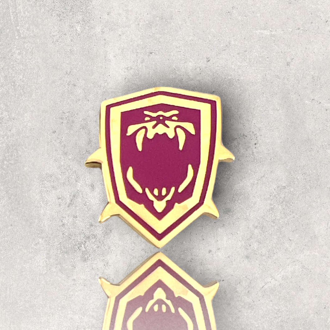 Demon Armor Skin Magenta Shield Golden
